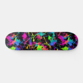 Kleurrijke kleuren kleuren kleuren Stippen Abstrac Skateboard (Horizontaal)