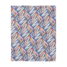 Kleurrijke kleurpotloden (Paarse)