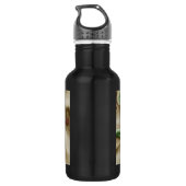 Kleurrijke klimmende wandraketten waterfles  (Achterkant)