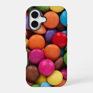 kleurrijke knop snoep case cover iPhone 16 hoesje