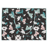 Kleurrijke Koala Patroon Leuke Dier en Bloemen Groot Cadeauzakje (Achterkant)