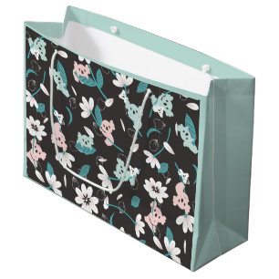 Kleurrijke Koala Patroon Leuke Dier en Bloemen Groot Cadeauzakje