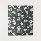 Kleurrijke Koala Patroon Leuke Dier en Bloemen Wandkleed (Voorkant)