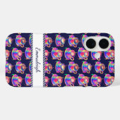 Kleurrijke koffie Latte Case-Mate iPhone Case (Achterkant (horizontaal))