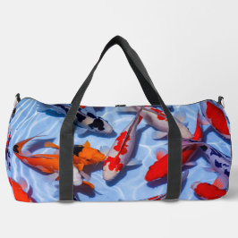 Kleurrijke Koi Design Grote Reis Duffle Bag Plunjezak