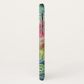 Kleurrijke kolibrie Zijderzijde Kunstschilder schi Case-Mate iPhone Case (Achterkant/links)