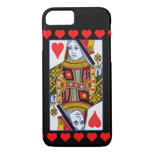 kleurrijke koningin met hart Case-Mate iPhone case (Achterkant)