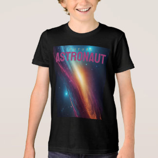 Kleurrijke Kosmische Stera Melkweg Gloeiende Ruimt Tri-Blend Shirt