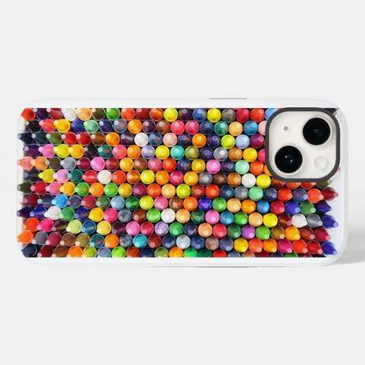 Kleurrijke krijt voor kunst Case-Mate iPhone case (Achterkant (horizontaal))