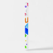 Kleurrijke kubussen 1 iPhone hoesje (Linkerkant)