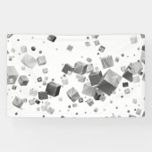 Kleurrijke kubussen 3 spandoek (Horizontaal)