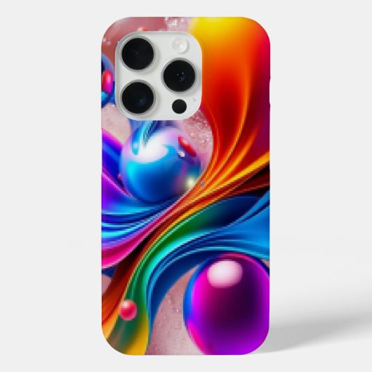 Kleurrijke Kunst Case-Mate iPhone Case (Achterkant)
