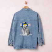 Kleurrijke Kunst Denim Jas Voor degenen met kracht Jacket (Hangar)