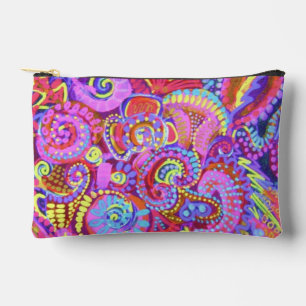 Kleurrijke Kunst Make-uptas #1-Origineel Modieus O Etui