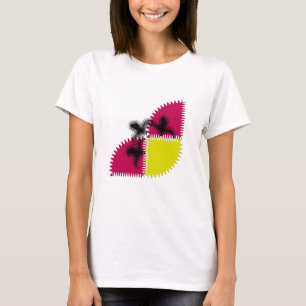 Kleurrijke Kunst Vlinder T-shirt
