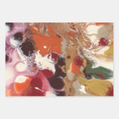 Kleurrijke kunstzinnige geschilderde Abstracte pat Inpakpapier Vel (Voorkant 2)