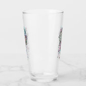 Kleurrijke kwal met Mandella Glas (Links)