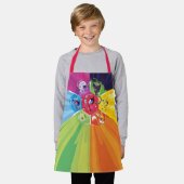 Kleurrijke Kwamis Schort (Gedragen)