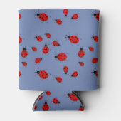Kleurrijke ladybugs clipkunst blikjeskoeler (Voorkant)