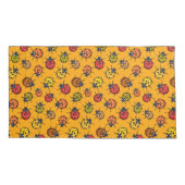 Kleurrijke ladybugs kussensloop (Achterkant-Links)