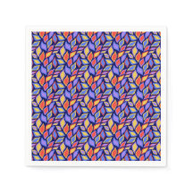 Kleurrijke Leaf Pattern Party Servet