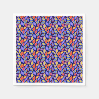 Kleurrijke Leaf Pattern Party Servet