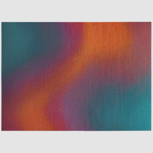 Kleurrijke Leather Art Tissue Paper Tissuepapier (Voorkant)