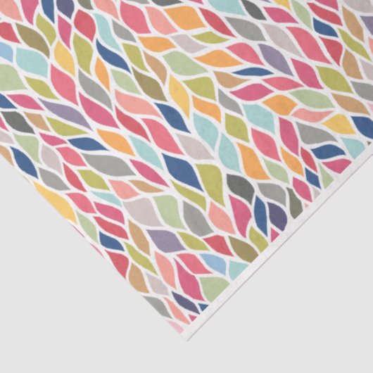 Kleurrijke lederen patroonzacht weefselomhulsel tissuepapier (Detail)