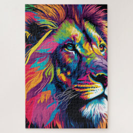 Kleurrijke Leeuw 20" * 30" Puzzel, 1014 stuks Legpuzzel