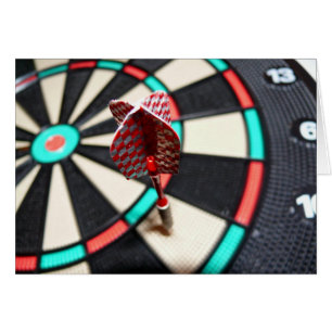 Kleurrijke lege dartboard Kaart