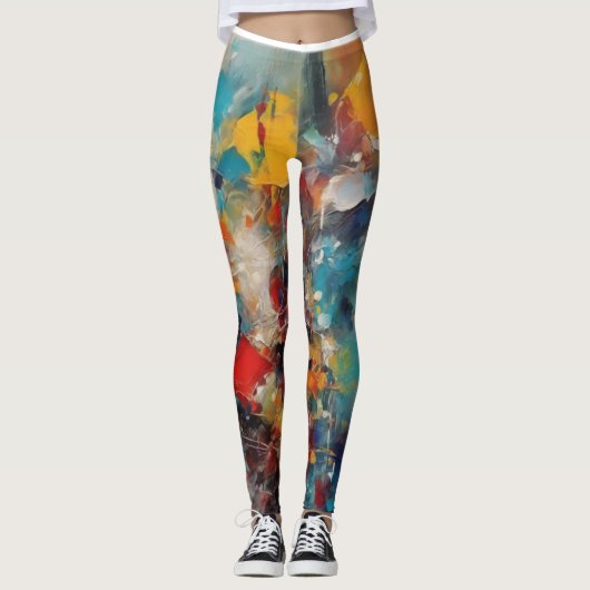 Kleurrijke Leggings (Voorkant)