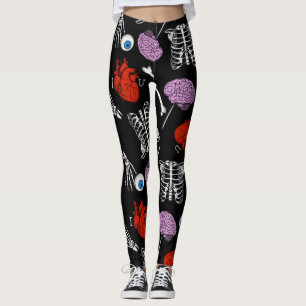 Kleurrijke Leggings met een helling