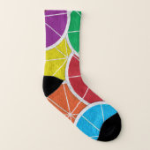 Kleurrijke Lemon Slice Cut All-Over-Print Sokken (Links binnenkant)