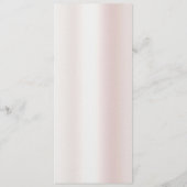 Kleurrijke lente bloemen bruiloft menu (Achterkant)