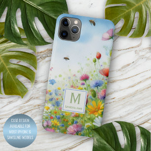 Kleurrijke Lente Veldbloemen Bloemen Bloemen Bloem iPhone 11 Pro Max Hoesje