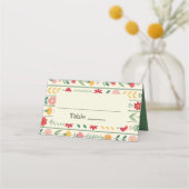 Kleurrijke lente Wildflower beemdweide Garden Wedd (Achterkant)