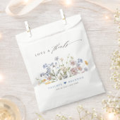 Kleurrijke lente Wildflower beemdweide Garden Wedd Bedankzakje (Geknipt)