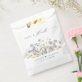 Kleurrijke lente Wildflower beemdweide Garden Wedd Bedankzakje (Gezegeld)