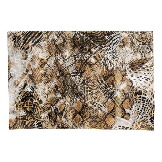 Kleurrijke Leopard Zebra camouflagepatroon Kussensloop (Voorkant)