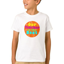 Kleurrijke leraar appreciatie circulaire