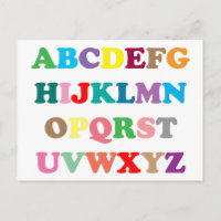 Kleurrijke letters van ABC