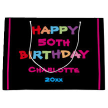 Kleurrijke Leuke Aangepaste Naam Jaar Datum Gelukk