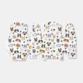 Kleurrijke Leuke Grappige Honden & Hond Paw Patroo Bedankdoosjes (Uitgevouwen)