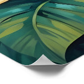 Kleurrijke levendige Boeddha Pixel Art Poster (Hoek)