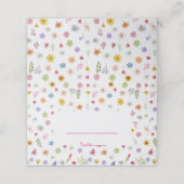 Kleurrijke & Levendige Wildbloemen Plaatskaarten (Buitenkant ongevouwen)