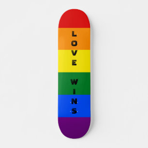 Kleurrijke LGBTQ Rainbow Gay Pride Flag Aangepaste Skateboard