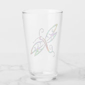 Kleurrijke libel glas (Achterkant)