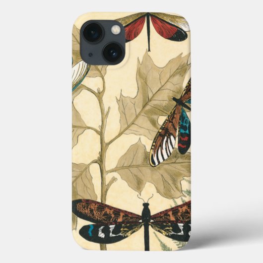 Kleurrijke libellen die boven bladeren drijven Case-Mate iPhone case (Achterkant)