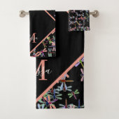 Kleurrijke libellen gepersonaliseerd bad handdoek (Insitu)