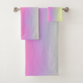 Kleurrijke Lichten Gradiënt Aura Bad Handdoek (Insitu)